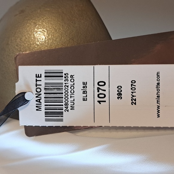 Mianotte Pleated White And Multicolor Midi Dress - Picture 8 of 9